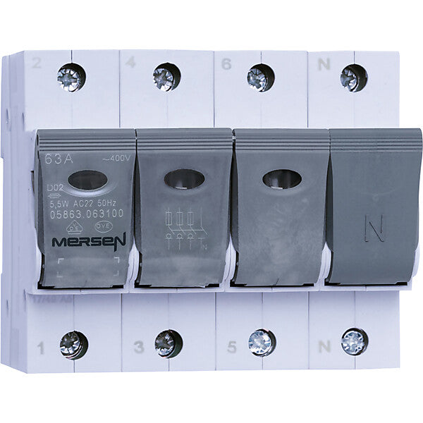 Mersen Lasttrennschalter NEOZED D02 63A/230/400V 4-p 05863.063100